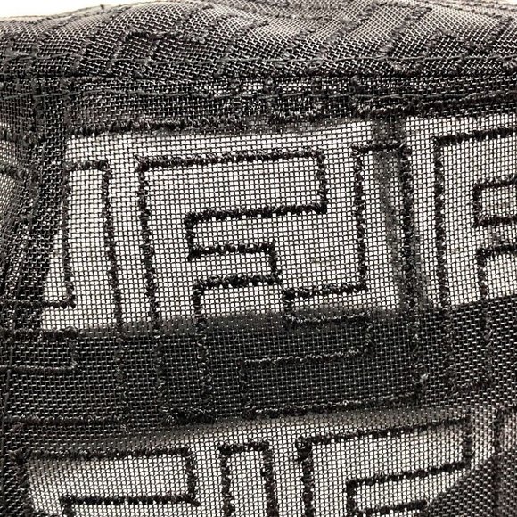 FENDI FF Zucca pattern mesh Bucket hat Nylon Black - Picture 10 of 11